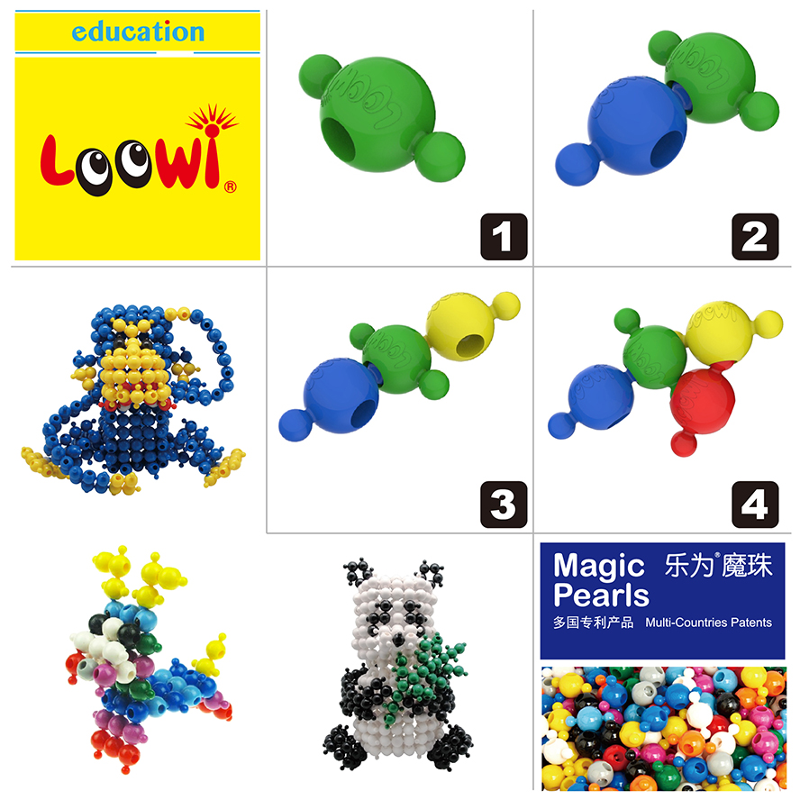 Loowi Big Magic Pearls@Loowi artToys, spatial intelligence, fine bodily-kinesthitic intelligence, interpersonal intelligence