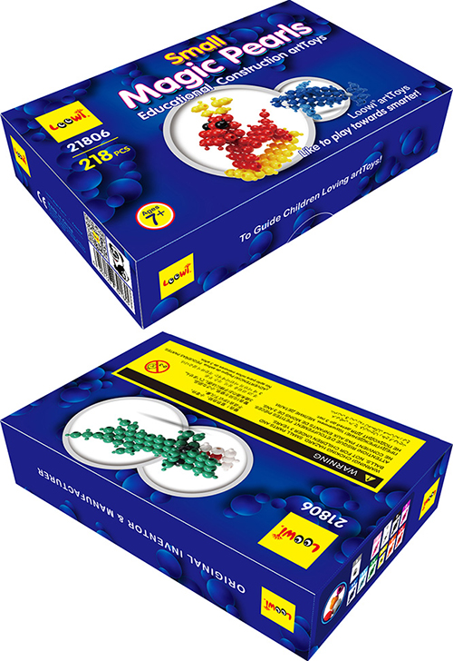 Loowi Magic Pearls, Customized Colorful Box, Model: LWMZ13, Booking No.: 21806
